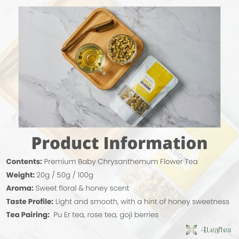 4Leaftea Royal Bloom Baby Chrysanthemum Flower Tea
